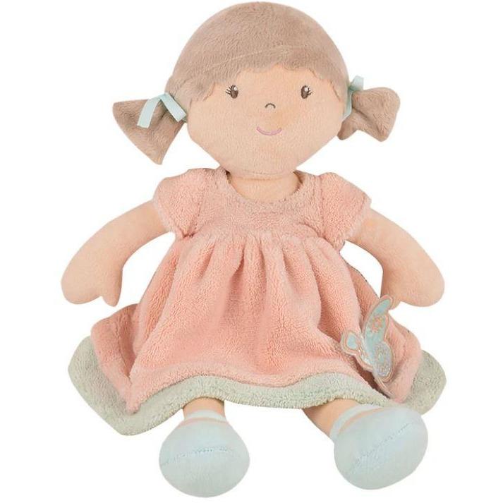 Bonikka Pia (Lt. brn hair/peach & blue dress)-CREATIVE EDUCATION OF CANADA-hip-kid