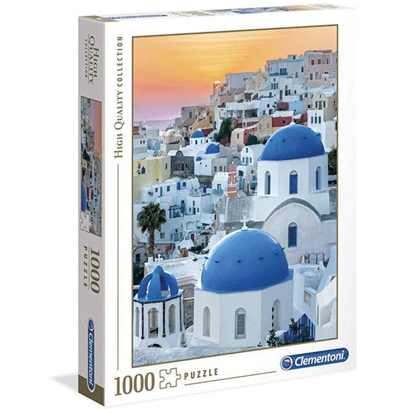 Clementoni 1000 pc Puzzle - Santorini-CLEMENTONI-hip-kid