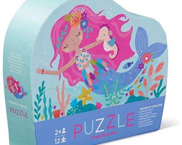 Crocodile Creek 12 pc puzzle - Mermaid Dreams-CROCODILE CREEK-hip-kid