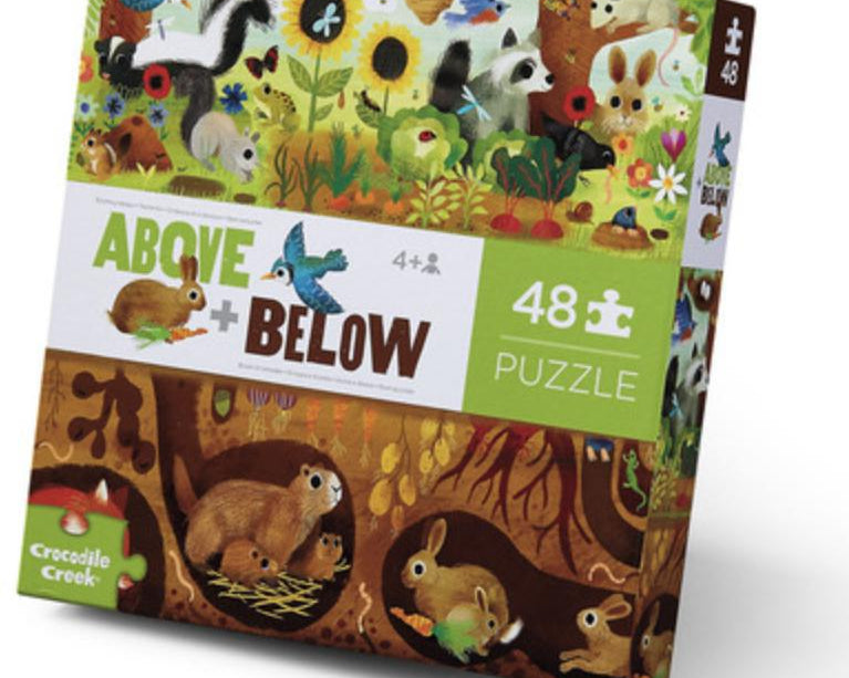 Crocodile Creek 48 pc Above & Below - Backyard-CROCODILE CREEK-hip-kid