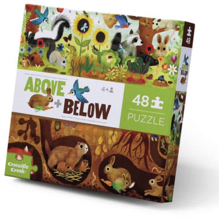 Crocodile Creek 48 pc Above & Below - Backyard-CROCODILE CREEK-hip-kid