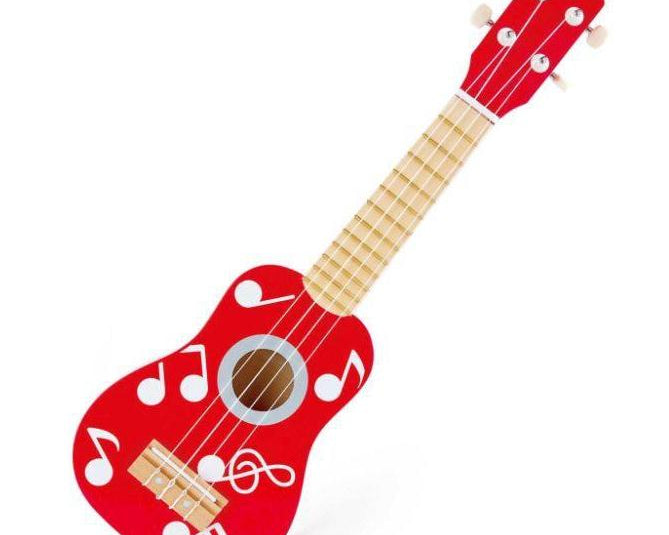 Hape Red Ukelele-HAPE-hip-kid
