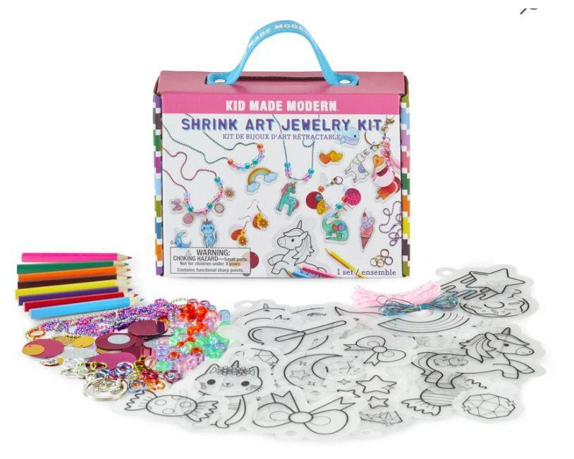 Kid Made Modern Shrink Art Jewelry Kit-KID MADE MODERN-hip-kid