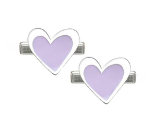 Lilies & Roses Alligator Clip - Purple Heart-LILIES AND ROSES-hip-kid