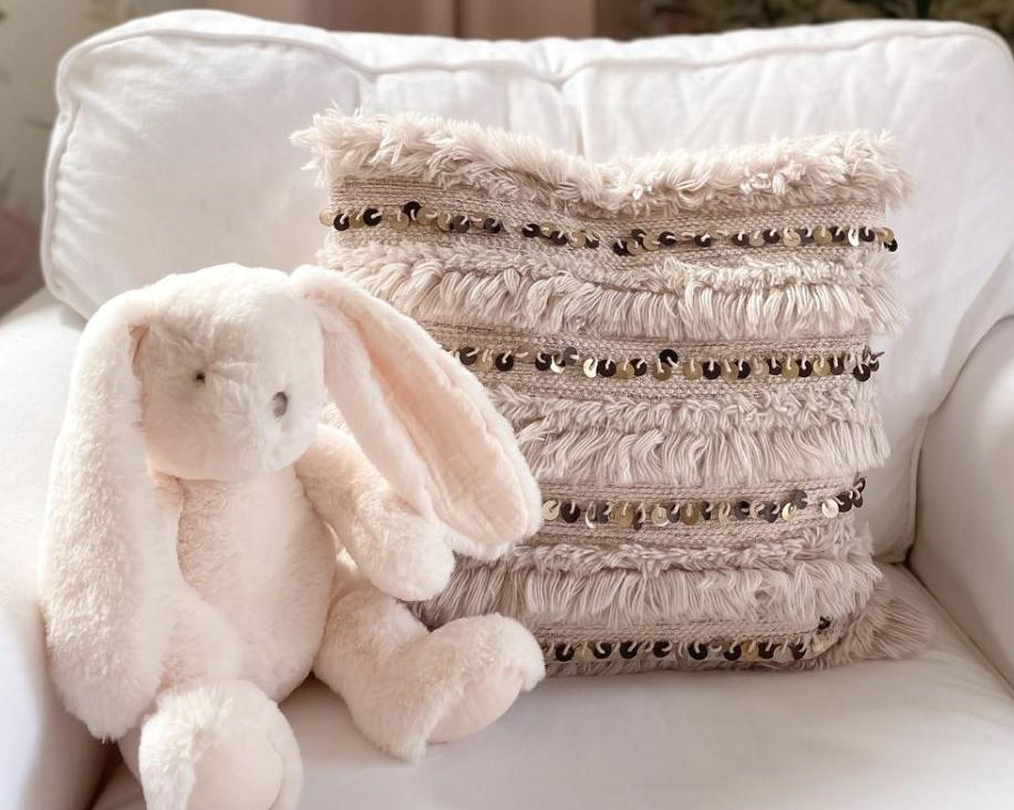 Mon Ami "Arabelle" Pink Bunny Plush Toy-MON AMI-hip-kid