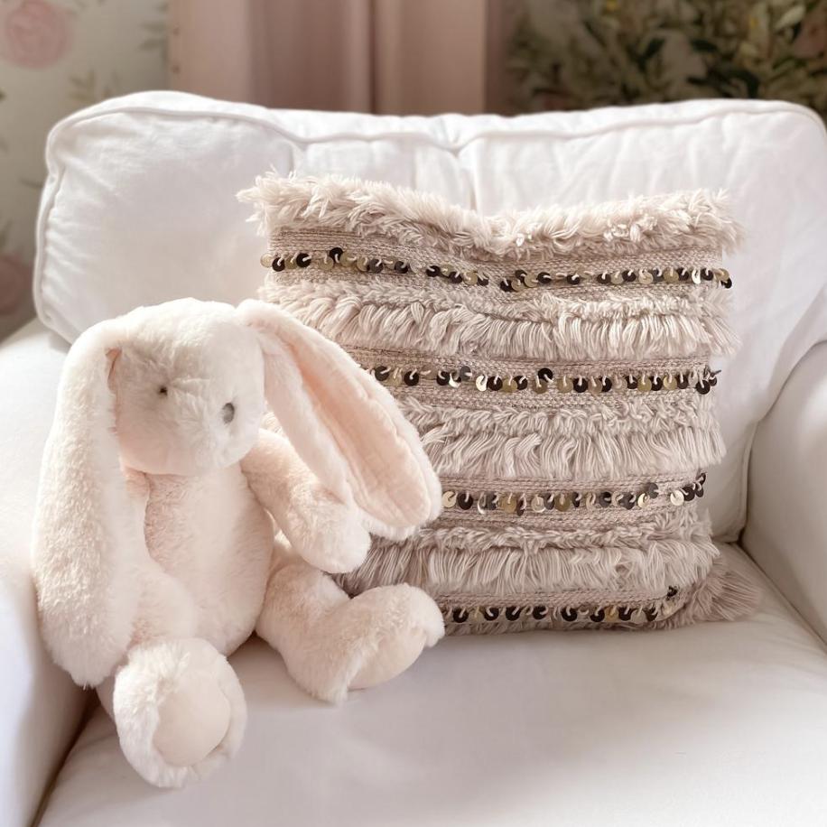 Mon Ami "Arabelle" Pink Bunny Plush Toy-MON AMI-hip-kid