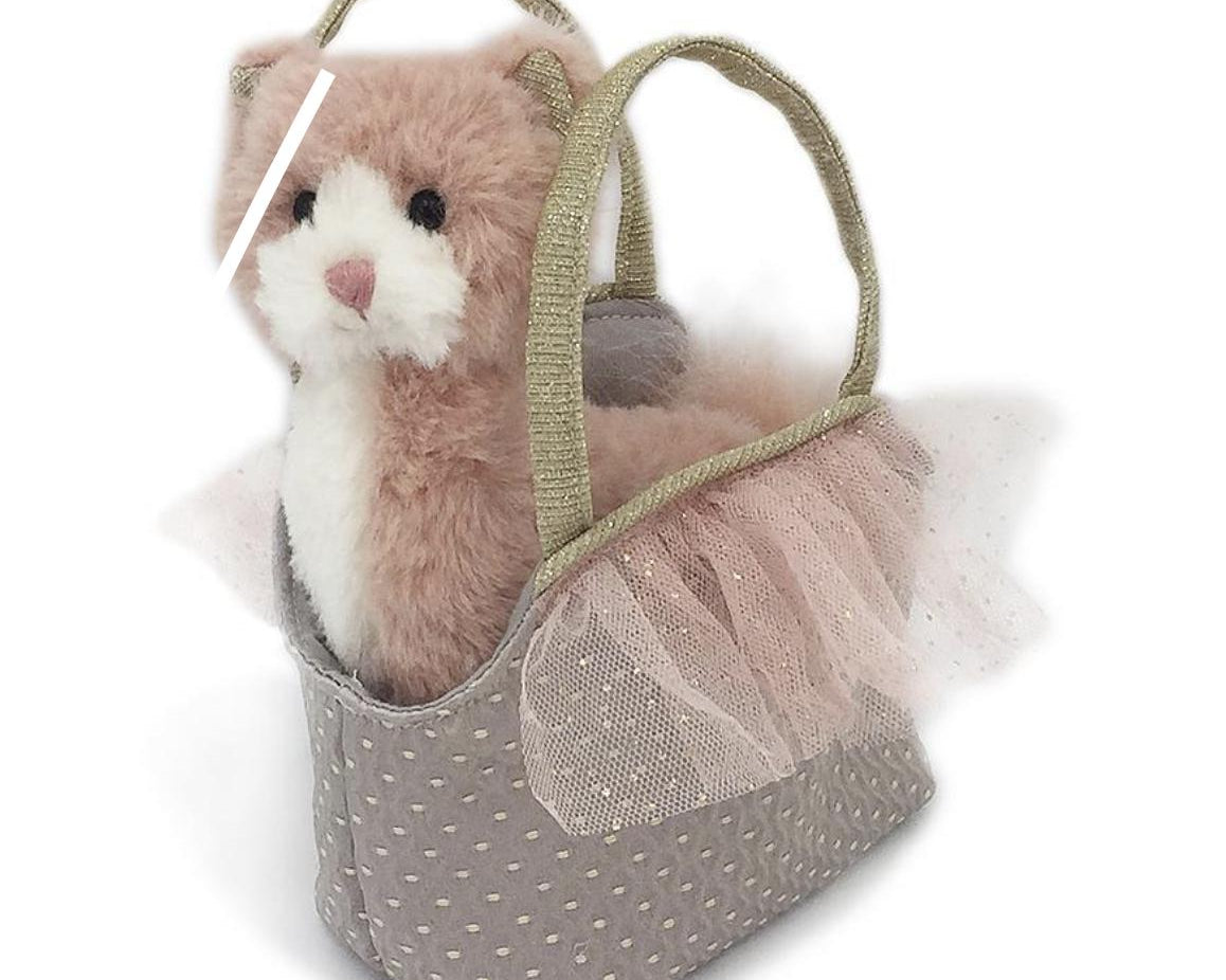 Mon Ami "Callie" Kitty Plush Toy and Purse-MON AMI-hip-kid