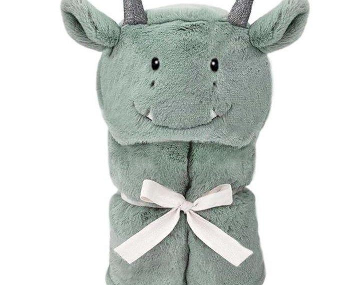 Mon Ami Dax Dragon Hooded Blanket-MON AMI-hip-kid