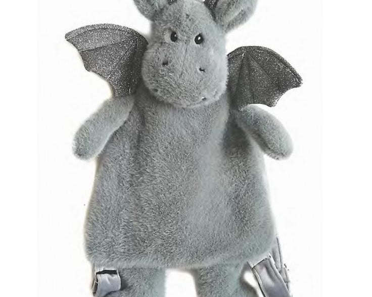 Mon Ami Dax Dragon Plush backpack-MON AMI-hip-kid