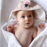 Mon Ami Flamingo Baby Terry Towel-MON AMI-hip-kid