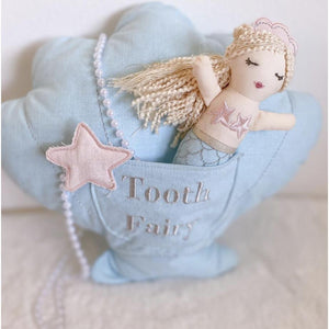 Mon Ami "Mimi" Mermaid Tooth Fairy Pillow & Doll Set-MON AMI-hip-kid