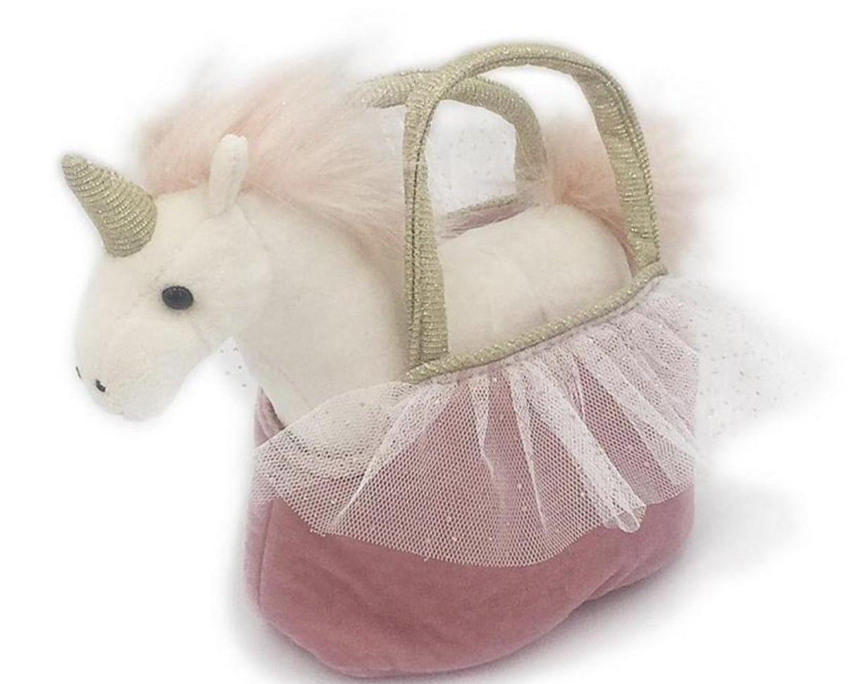 Mon Ami "Ophelia" Unicorn Plush Toy and Purse-MON AMI-hip-kid