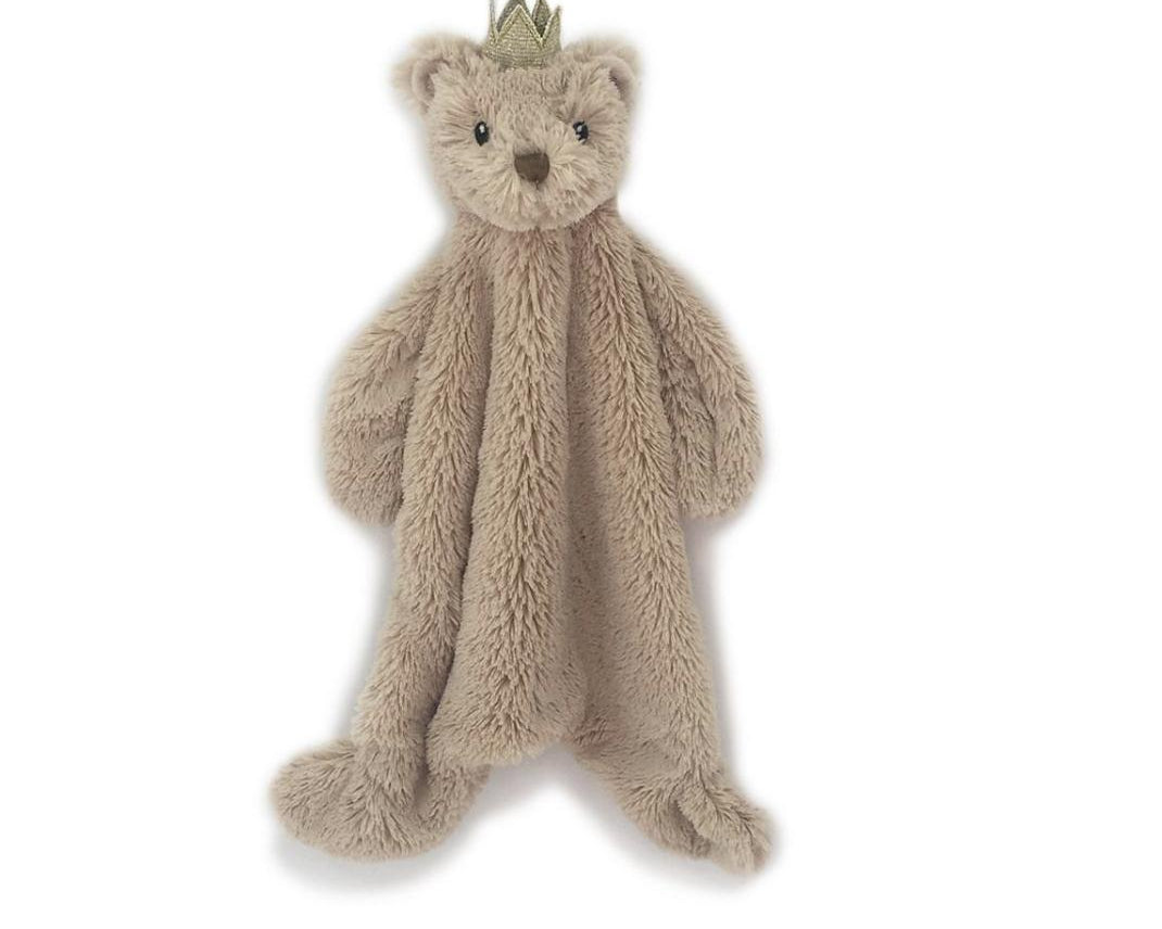 Mon Ami "Prince" Bear Baby Security Blanket-MON AMI-hip-kid