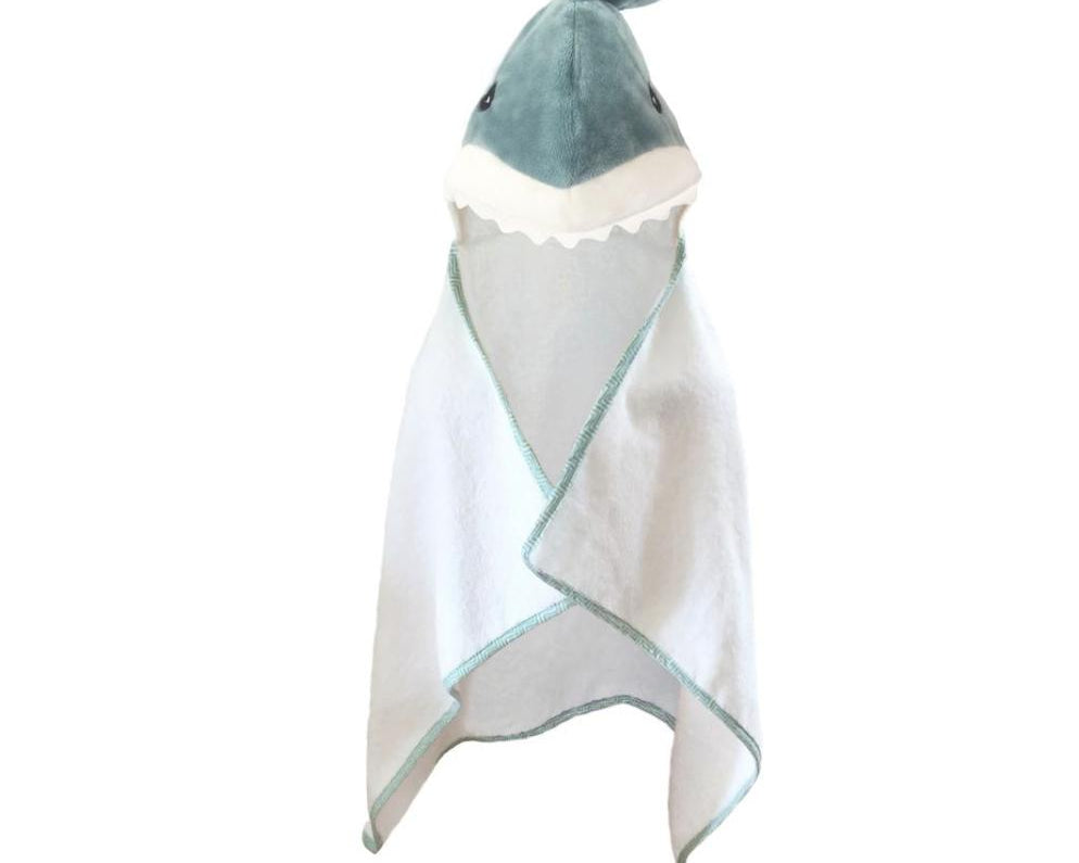 Mon Ami Shark Baby Terry Towel-MON AMI-hip-kid