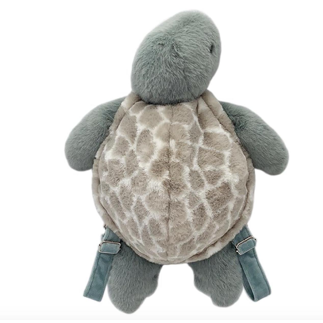 Mon Ami Turtle Plush Backpack "Taylor"-MON AMI-hip-kid