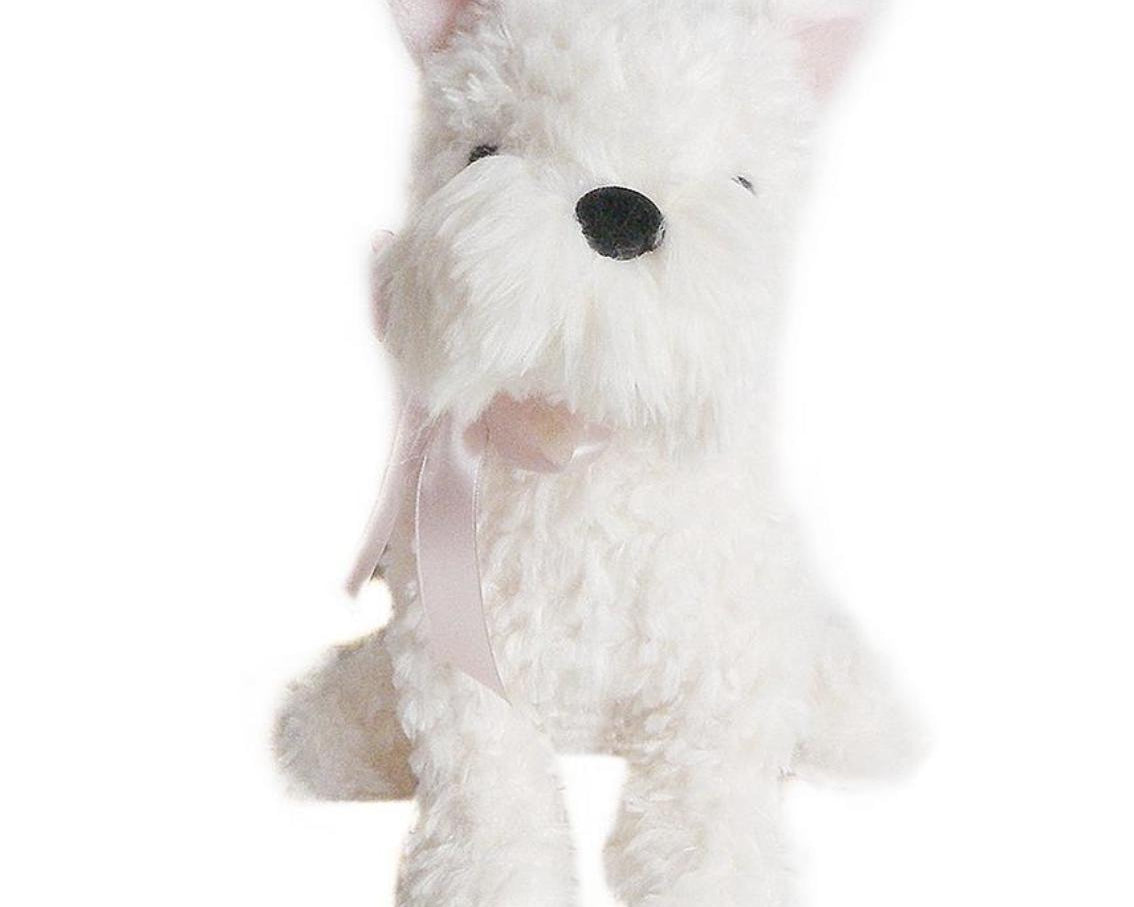 Mon Ami "Wes" Cream Westie Dog Plush Toy-MON AMI-hip-kid