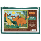 Mudpuppy 12 pc Pouch Puzzle - Dinosaur Park-HACHETTE-hip-kid