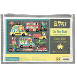 Mudpuppy 12 pc Pouch Puzzle - On the Road-HACHETTE-hip-kid