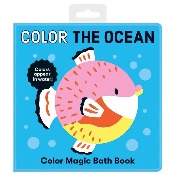 Mudpuppy Color the Ocean Color Magic Bath Book-HACHETTE-hip-kid