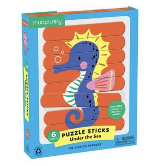 Mudpuppy Puzzle Sticks - Under the Sea-HACHETTE-hip-kid