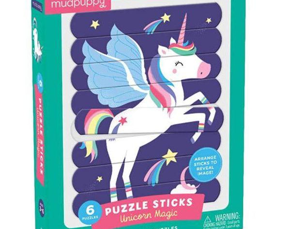 Mudpuppy Puzzle Sticks: Unicorn Magic-HACHETTE-hip-kid