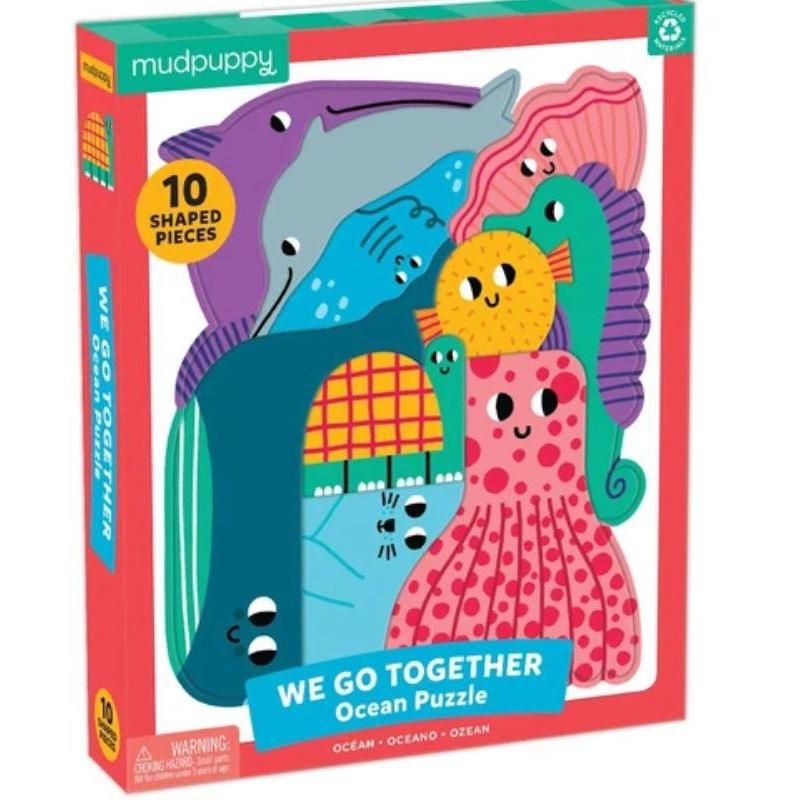 Mudpuppy We Go Together - Ocean Puzzle-HACHETTE-hip-kid