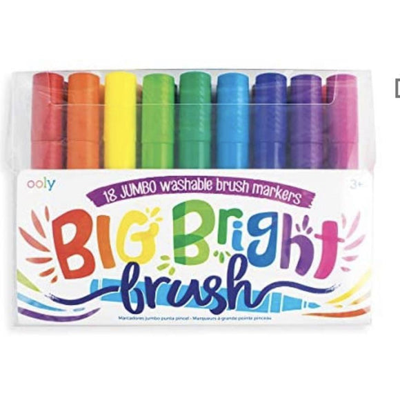 OOLY Big Bright Brush Markers-OOLY-hip-kid