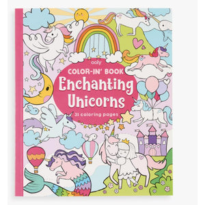 OOLY Color-in' Book: Enchanting Unicorns-OOLY-hip-kid