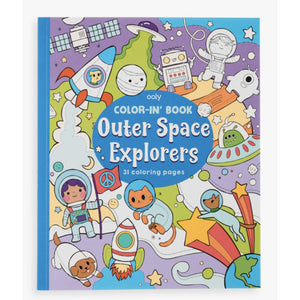 OOLY Color-in' Book: Outer Space Explorers-OOLY-hip-kid
