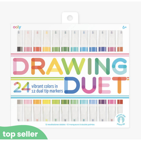 Ooly - Drawing Duet Double Ended Markers - Hub Hobby
