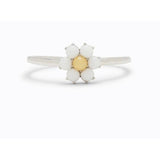 Puravida Gemstone Daisy Ring (Silver)-PURAVIDA-hip-kid