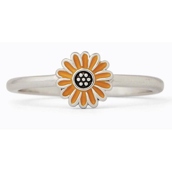 Puravida Sunflower Ring - Silver-PURAVIDA-hip-kid